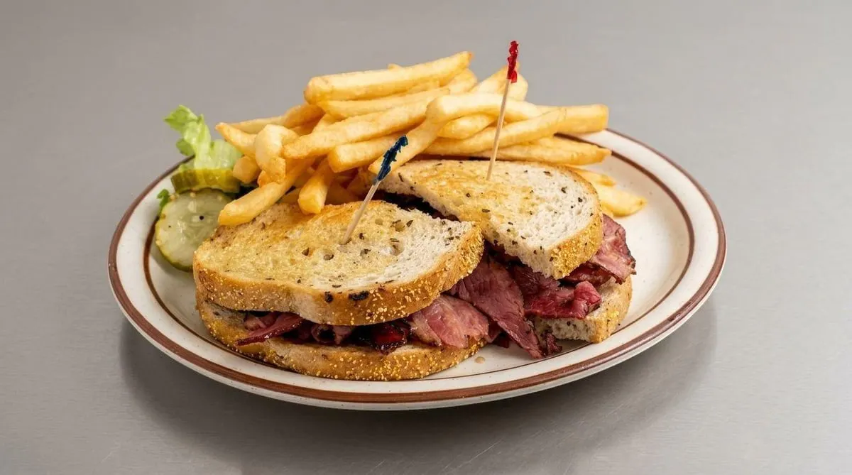Hot Pastrami Sandwich