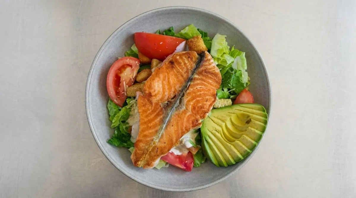 Salmon Caesar Salad