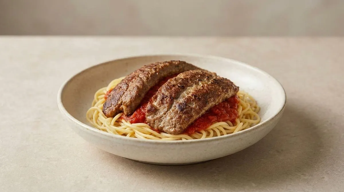 Spaghetti w/ Italian Sausage