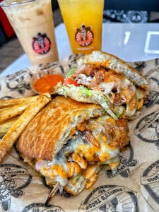 Pollo a la Brasa Melt Sandwich