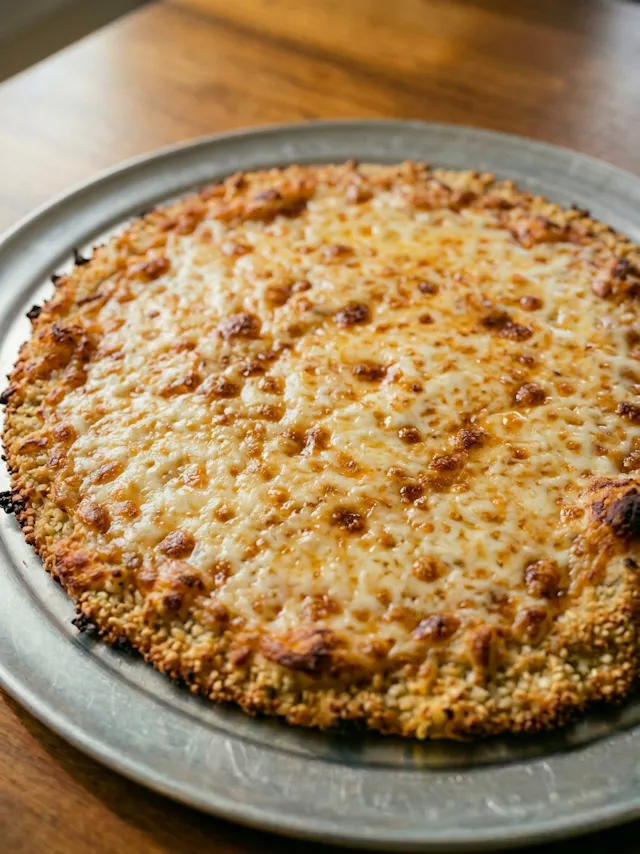 Cauliflower Cheese pizza