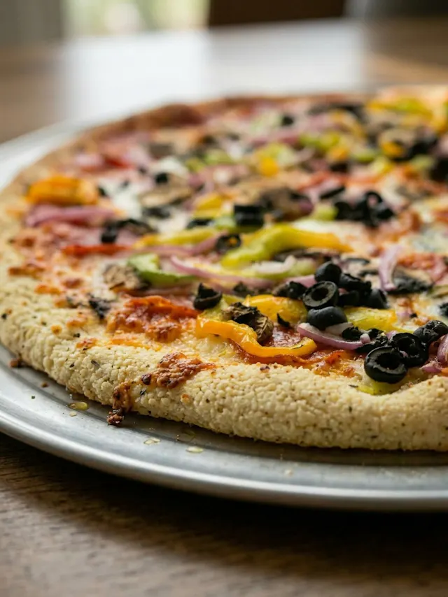 Deluxe Pizza(Cauliflower crust)