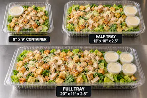 Caesar Salad catering tray