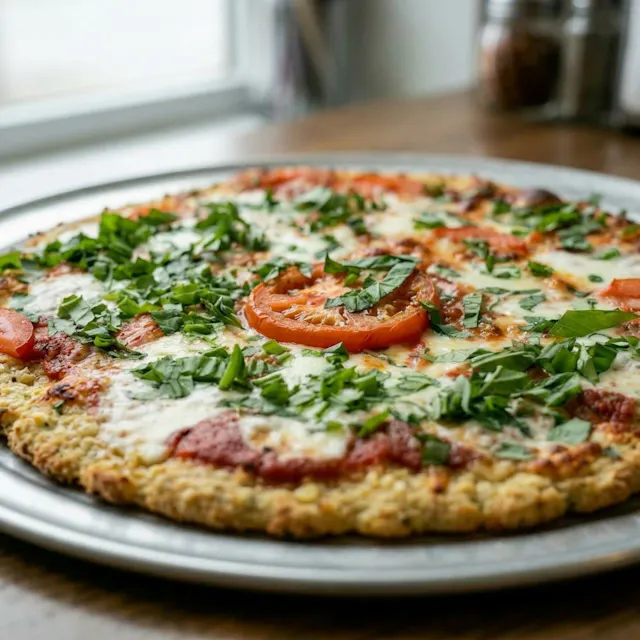 Margarita Pizza(Cauliflower crust)