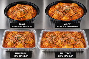 Cheese Ravioli catering tray