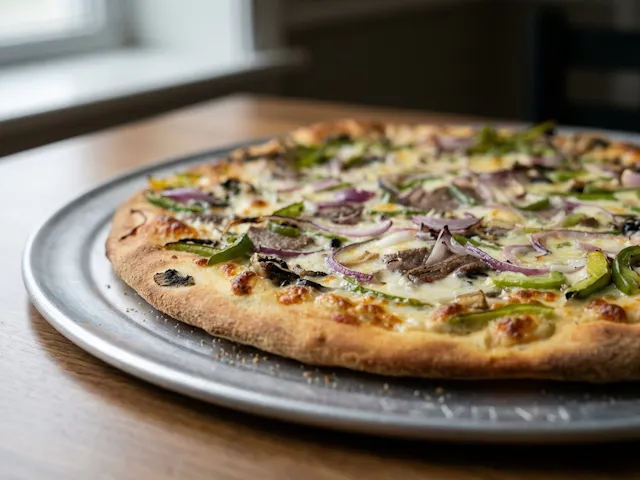 Philly Cheese Steak Pizza