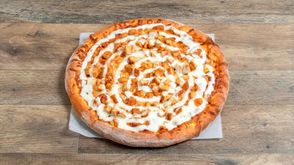Buffalo Chicken Ranch Pizza