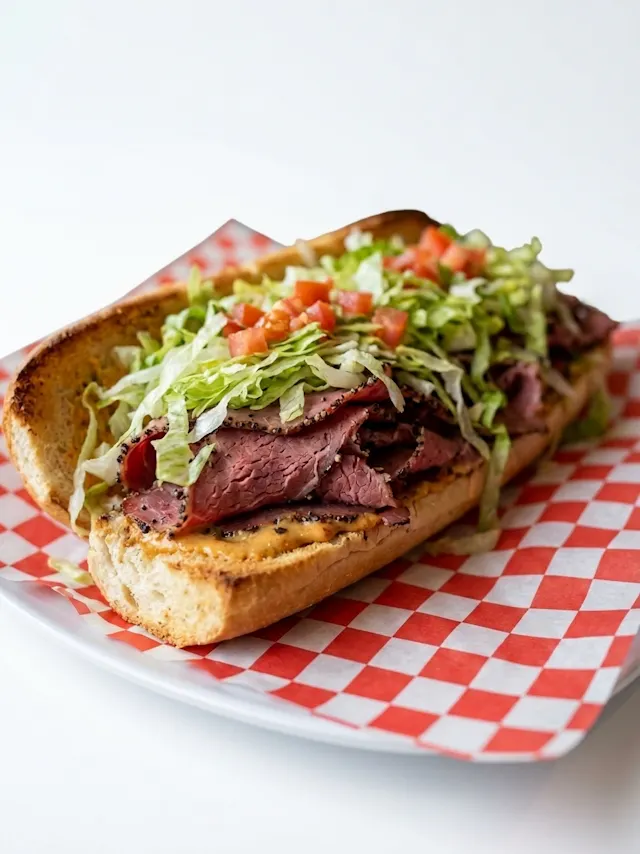 Beef Pastrami Sandwich