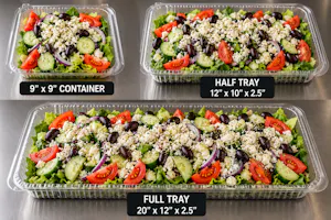 Greek Salad catering tray