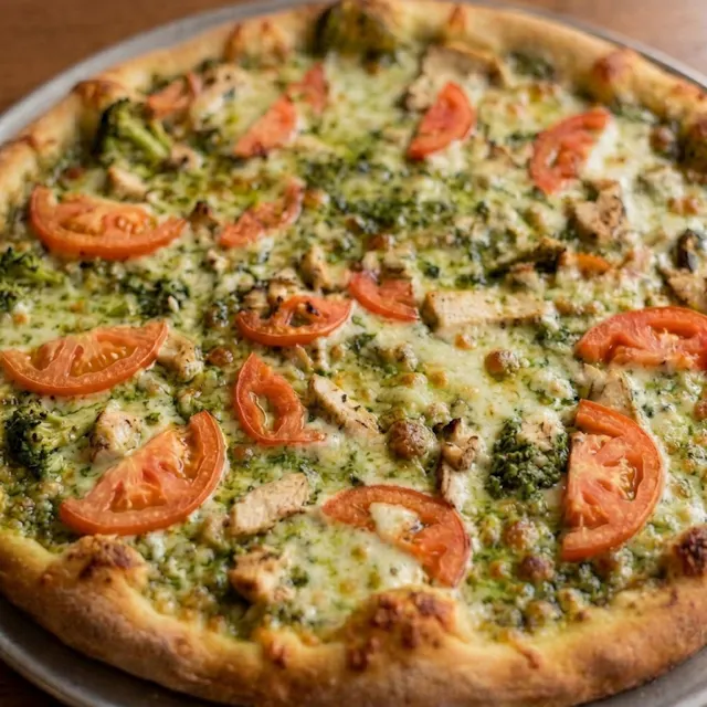 Pesto Chicken Pizza